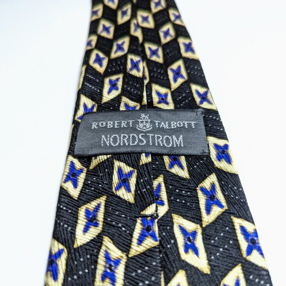 Robert Talbott Vintage Silk Tie - atomic 80s pattern excellent condition - Picture 8 of 9